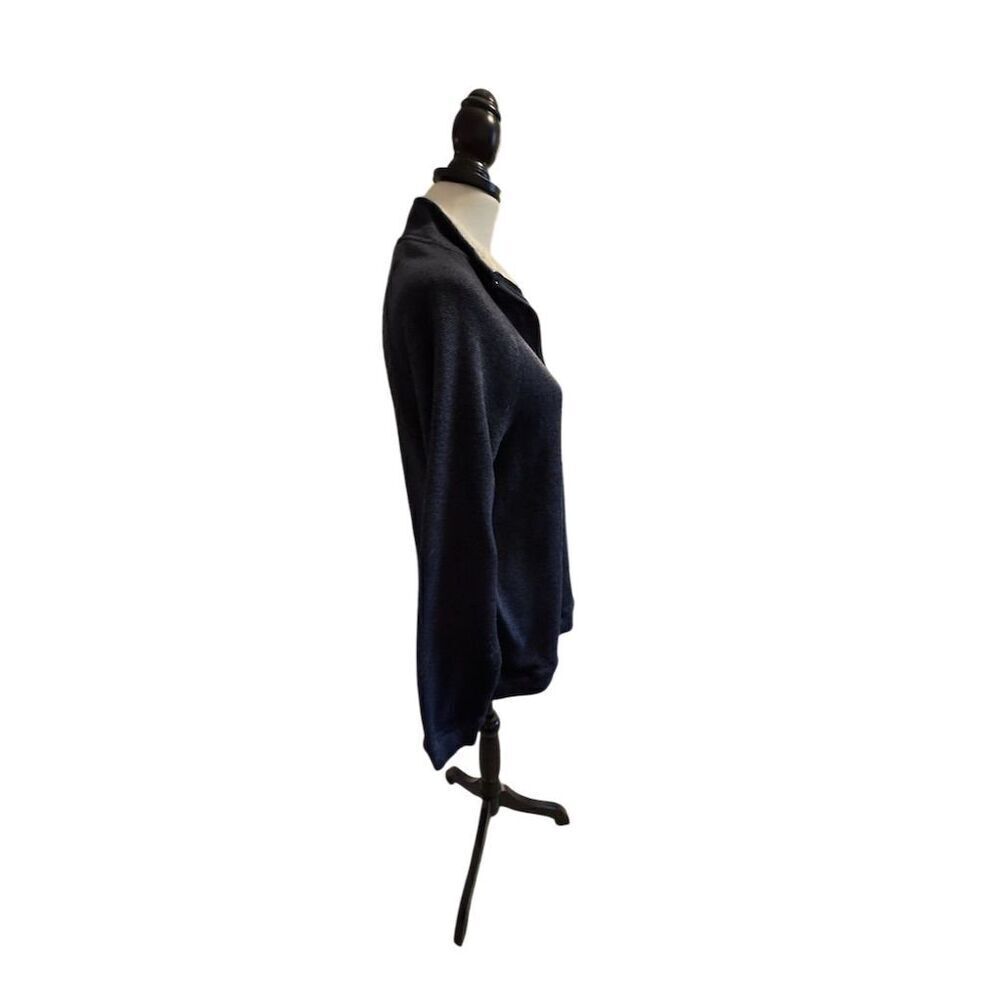 Old River Men's 1/4 Zip Navy Blue Pullover Sweater Size M Casual Knit - Picture 7 of 12